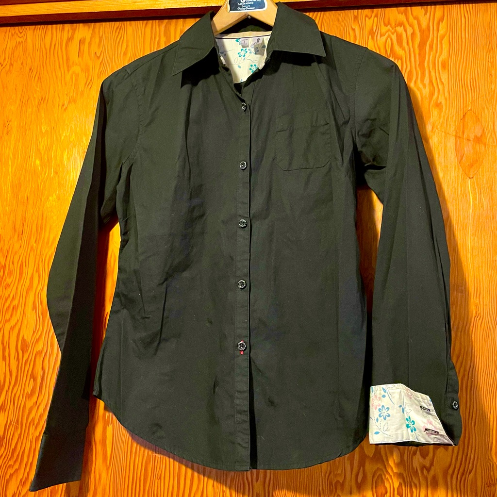 District Threads Button Up Long Sleeve Shirt With Reversible Sleeve